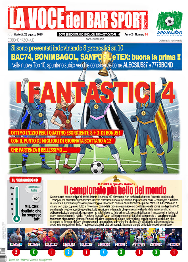 Giornata 01