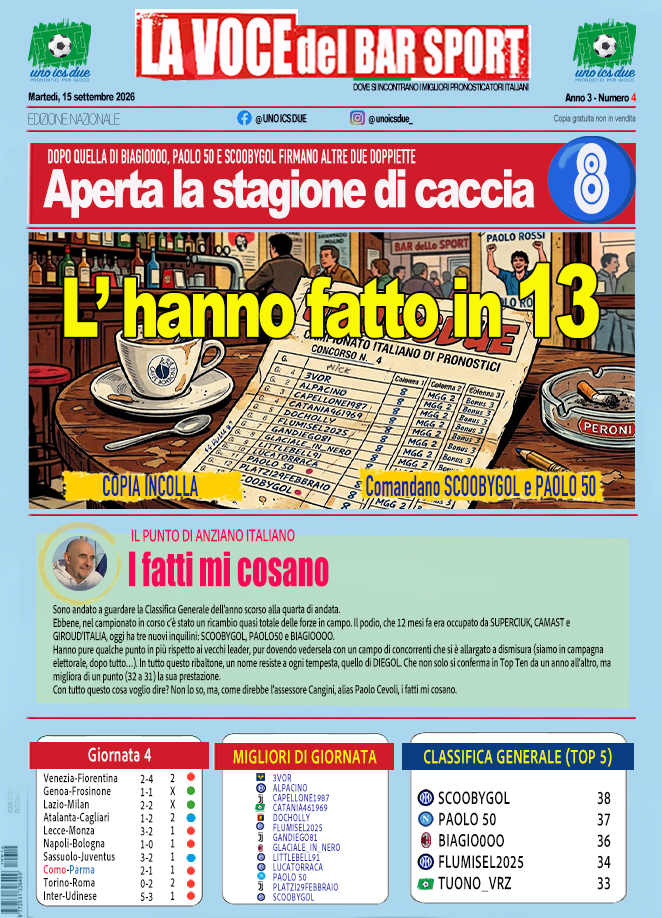 Giornata 04 (Pag.1)