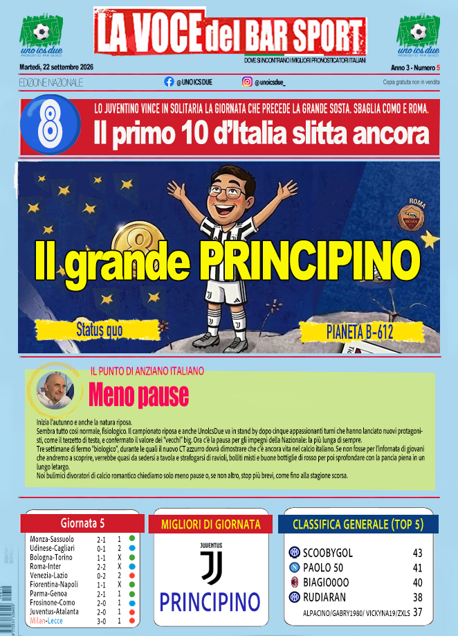 Giornata 05 (Pag.1)
