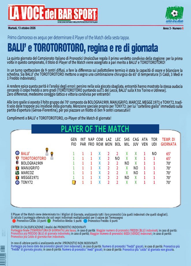 Giornata 06 (Pag.2)